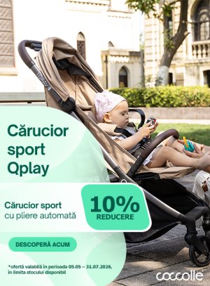 Promotie cu 10% reducere la Qplay Carucior Sport