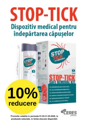 Promotie cu 10% reducere la Stop Tick