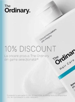 Promotie cu 10% reducere la The Ordinary