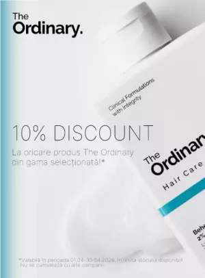 Promotie cu 10% reducere la The Ordinary
