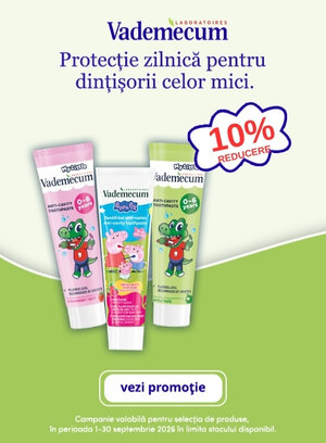 Promotie cu 10% reducere la Vademecum