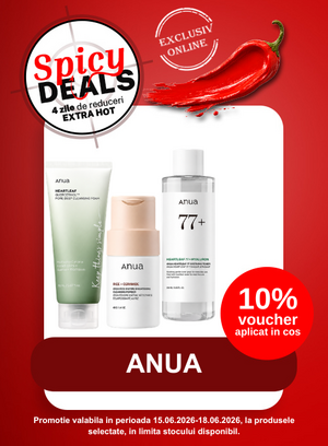 Promotie cu 10% voucher aplicat in cos la Anua - Spicy Deals