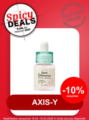 Promotie cu 10% voucher aplicat in cos la Axis-Y - Spicy Deals
