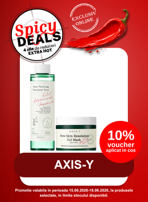 Promotie cu 10% voucher aplicat in cos la Axis-Y - Spicy Deals