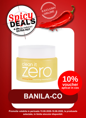 Promotie cu 10% voucher aplicat in cos la Banila Co - Spicy Deals