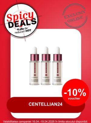 Promotie cu 10% voucher aplicat in cos la Centellian24 - Spicy Deals