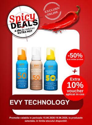 Promotie cu 10% voucher aplicat in cos la Evy Technology - Spicy Deals