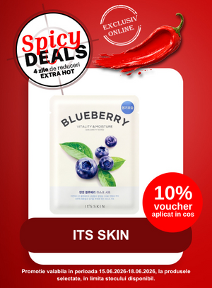 Promotie cu 10% voucher aplicat in cos la It'S Skin - Spicy Deals