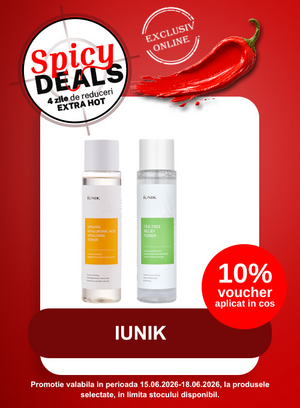 Promotie cu 10% voucher aplicat in cos la Iunik - Spicy Deals