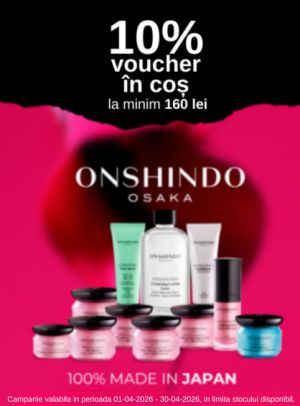 Promotie cu 10% voucher aplicat in cos la Onshindo Osaka