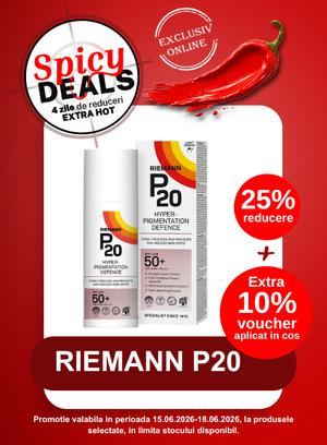 Promotie cu 10% voucher aplicat in cos la Riemann P20 - Spicy Deals