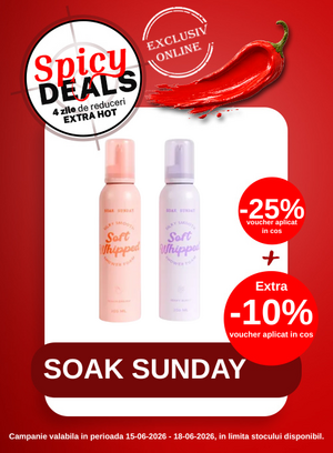 Promotie cu Extra 10% voucher aplicat in cos la Soak Sunday Spicy Deals