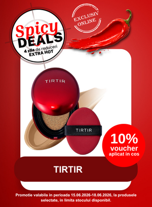 Promotie cu 10% voucher aplicat in cos la Tirtir - Spicy Deals