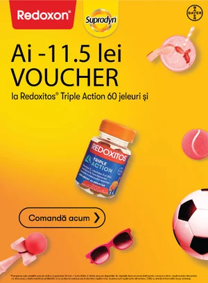 Promotie cu 11.5 lei voucher aplicat in cos la Redoxitos Triple Action