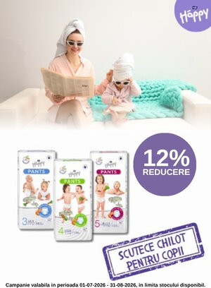 Promotie cu 12% reducere la Happy