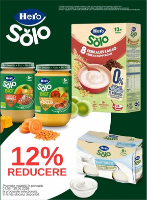 Promotie cu 12% reducere la Hero