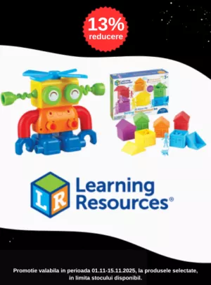 Promotie cu 13% reducere la Learning Resources