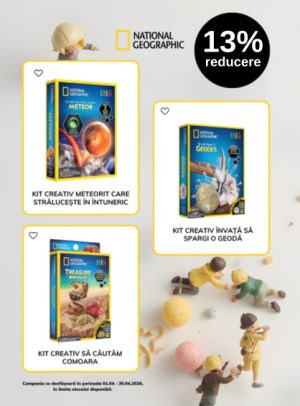 Promotie cu 13% reducere la National Geographic