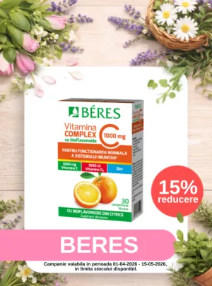 Promotie cu 15% reducere la Beres