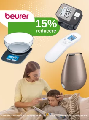 Promotie cu 15% reducere la Beurer