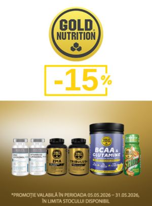 Promotie cu 15% reducere la Biocyte si Gold Nutrition