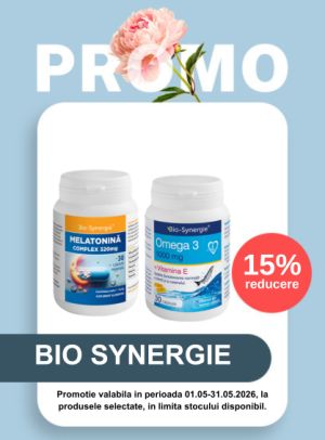 Promotie cu 15% reducere la Biosynergie
