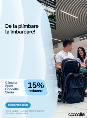 Promotie cu 15% reducere la COCCOLLE Carucior Sierra
