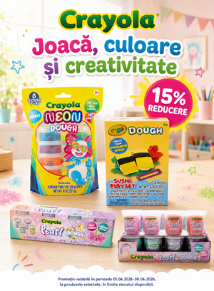 Promotie cu 15% reducere la Crayola