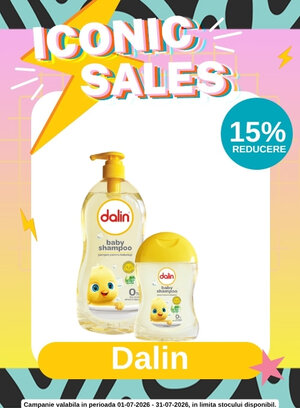 Iconic Sales cu 15% reducere la Dalin