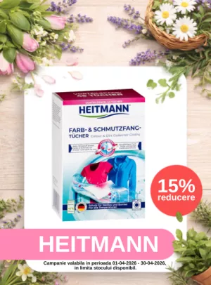 Promotie cu 15% reducere la Heitmann