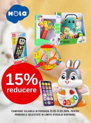Promotie cu 15% reducere la Hola