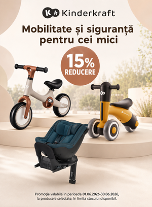 Promotie cu 15% reducere la Kinderkraft