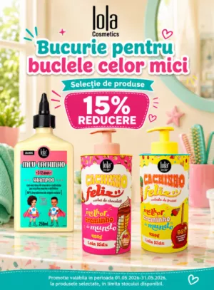Promotie cu 15% reducere la Lola Cosmetics