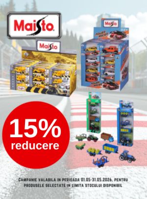 Promotie cu 15% reducere la Maisto