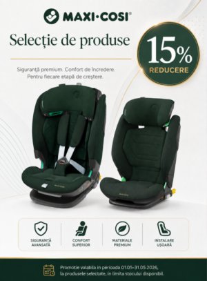 Promotie cu 15% reducere la Maxi-Cosi