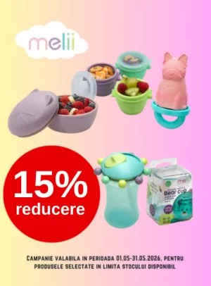 Promotie cu 15% reducere la Melii
