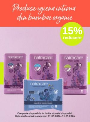 Promotie cu 15% reducere la Natracare