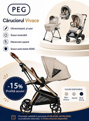 Promotie cu 15% reducere la Peg Perego