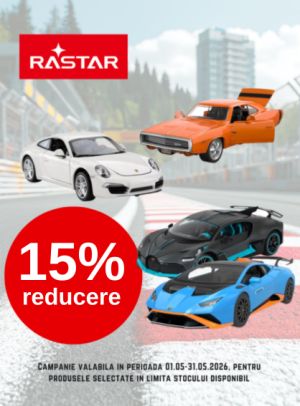 Promotie cu 15% reducere la Rastar
