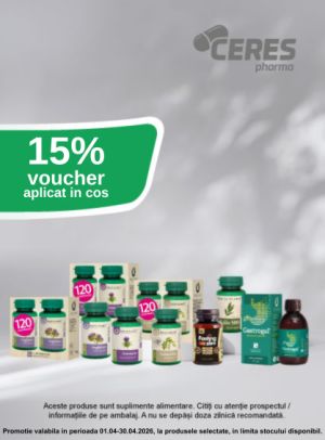 Promotie cu 15% voucher aplicat in cos la Dacia Plant