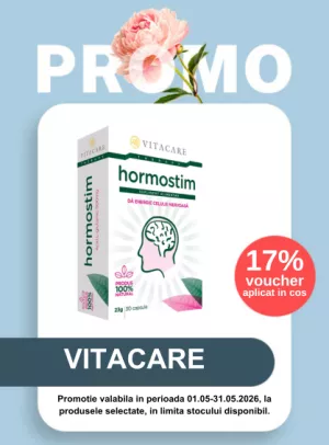 Promotie cu 17% voucher aplicat in cos la Vitacare