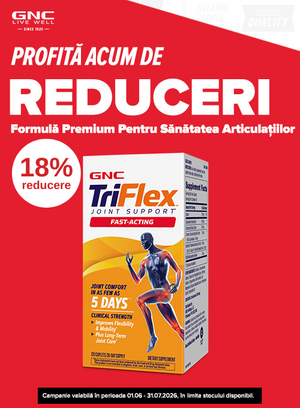 Promotie cu 18% reducere la Gnc