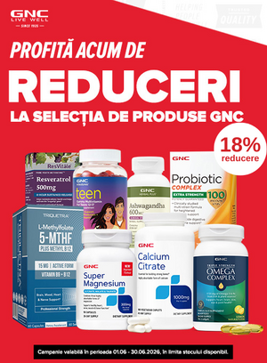 Promotie cu 18% reducere la Gnc