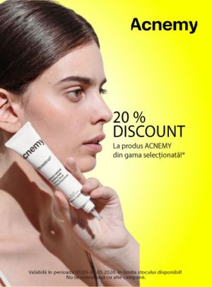 Promotie cu 20% reducere la Acnemy
