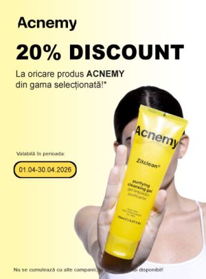 Promotie cu 20% reducere la Acnemy