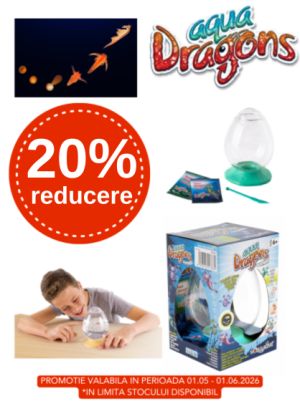 Promotie cu 20% reducere la Aqua Dragons