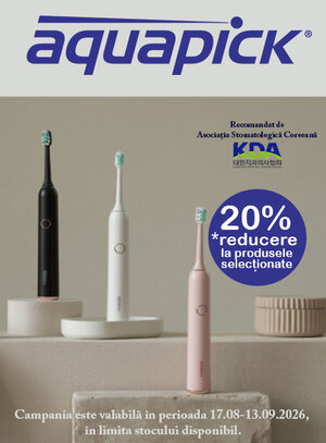 Promotie cu 20% reducere la Aquapick - Back To School