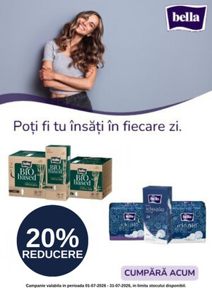 Promotie cu 20% reducere la Bella