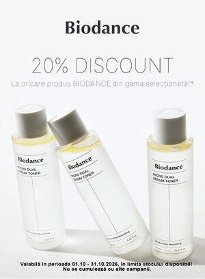 Promotie cu 20% reducere la Biodance
