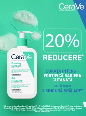 Promotie cu 20% reducere la Cerave